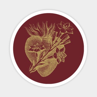 Chaste Heart of St. Joseph (Gold) Magnet